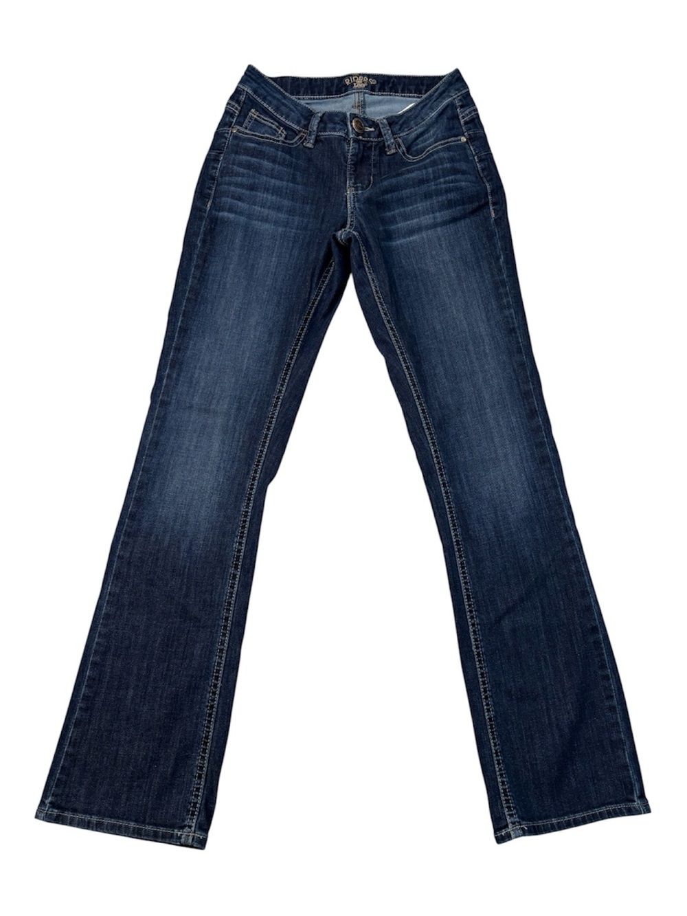 Riders by Lee Jeans, Dark Blue Denim, Bootcut Western Cowgirl, 4P, 4 Petite
